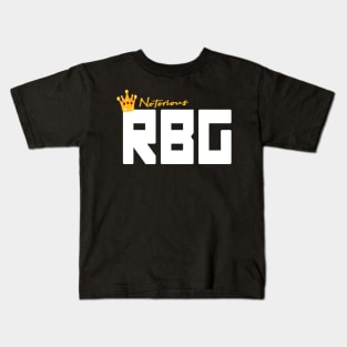 Nototious RBG, Vintage RBG Design, Feminist Power, RBG Kids T-Shirt